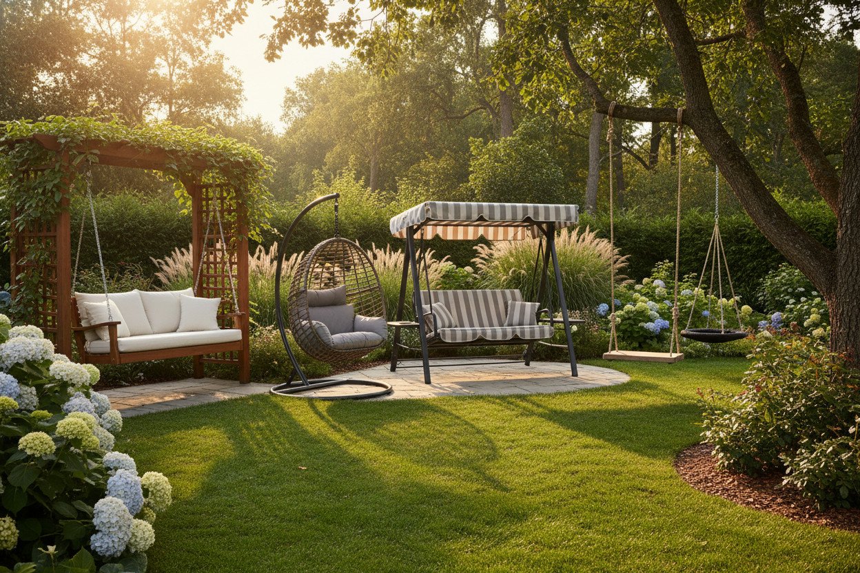 Rodzaje huśtawek ogrodowych — co wybrać do swojego ogrodu